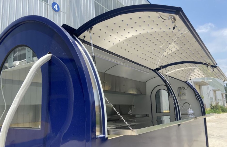 custom food concession trailer